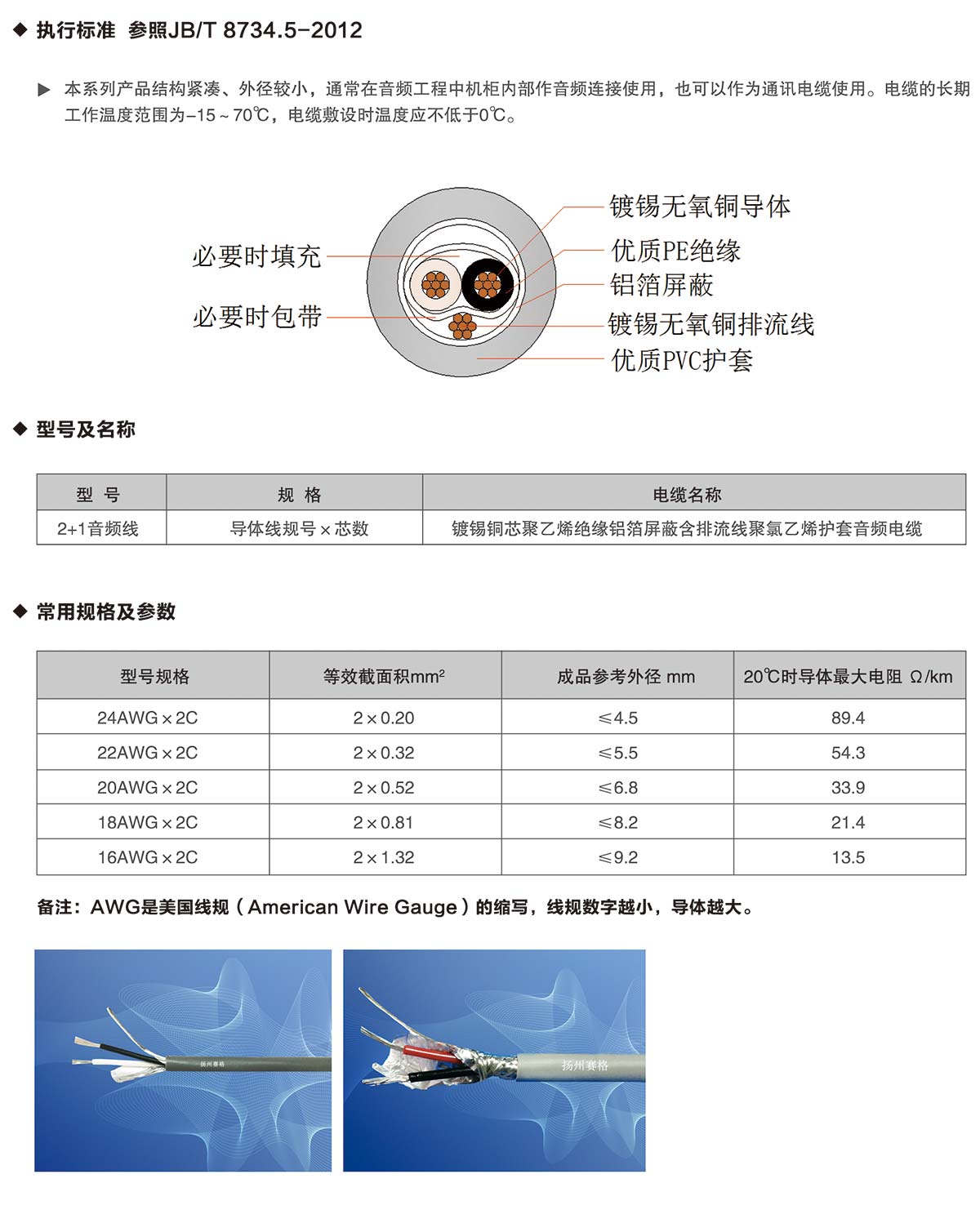 04-2+1型音頻線(xiàn)-詳情